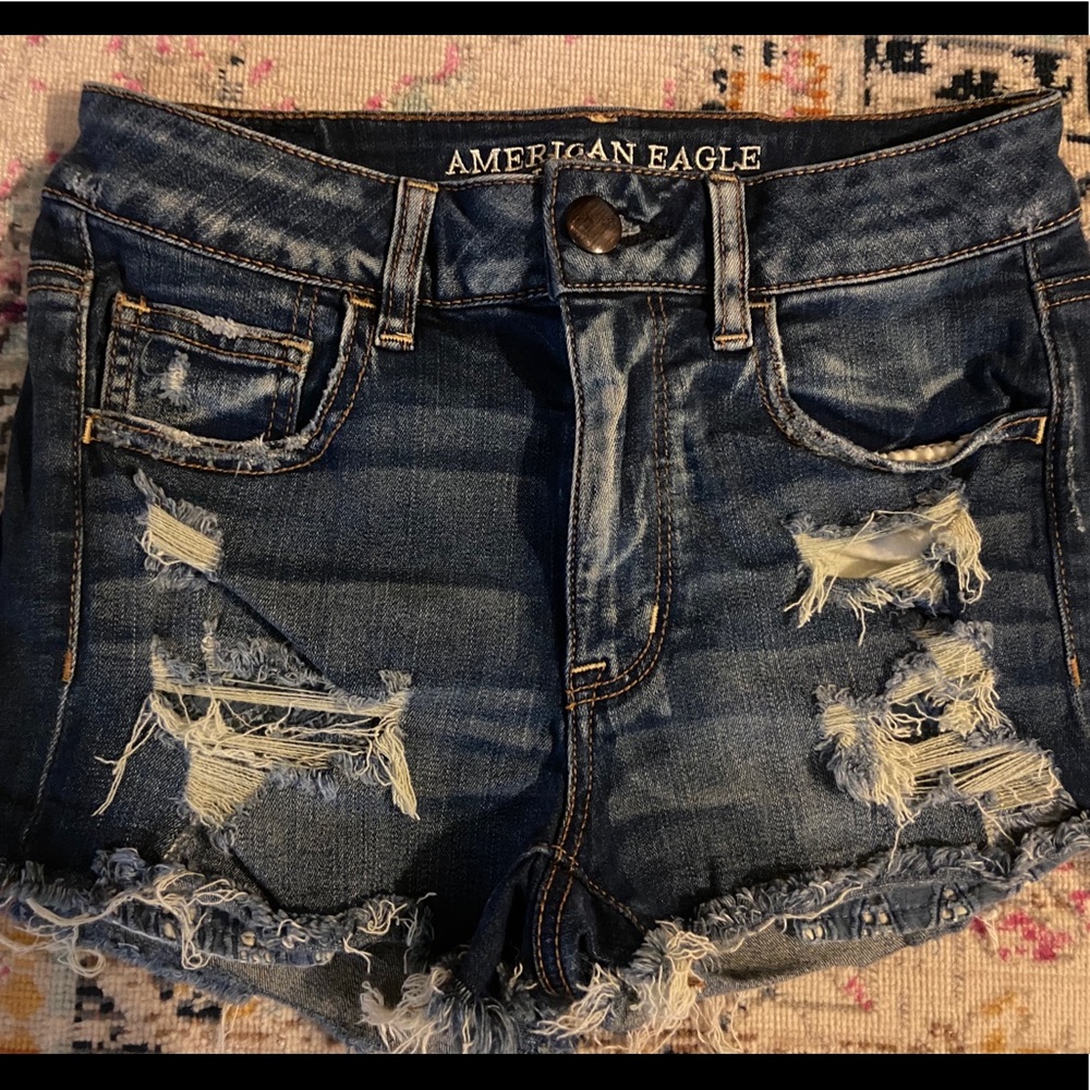 American eagle jean shorts